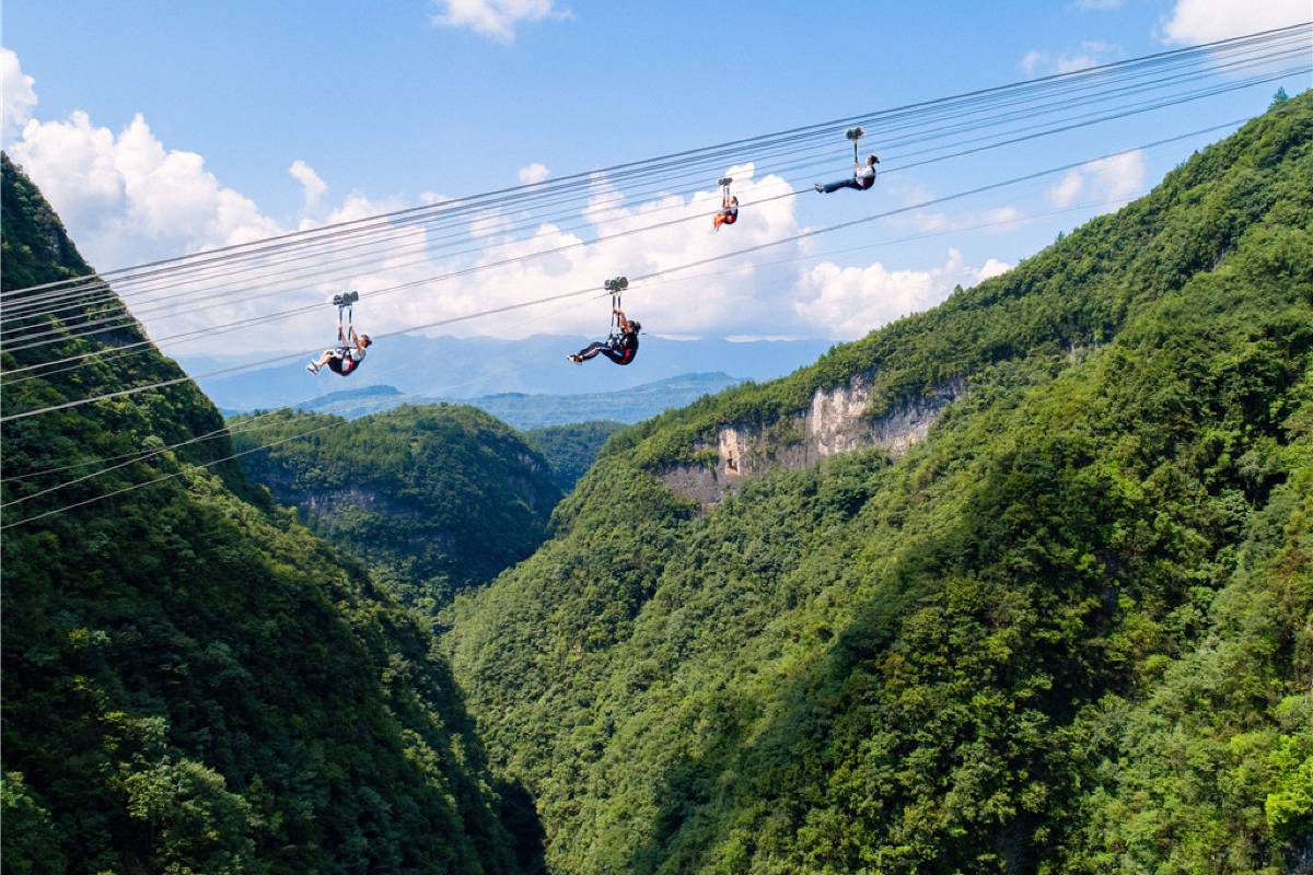高空滑索