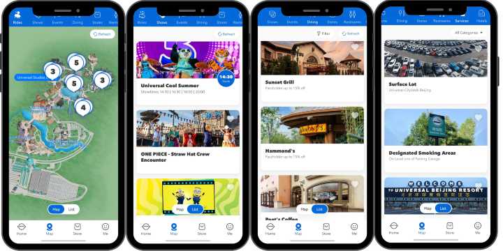 Universal Beijing App | What to do at the Park: Lines, Map, Shows