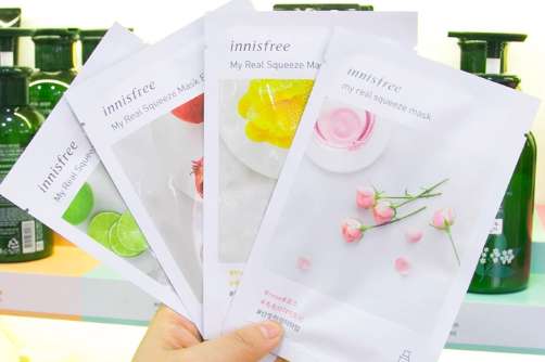 釜山限定パッケージのフェイスマスク