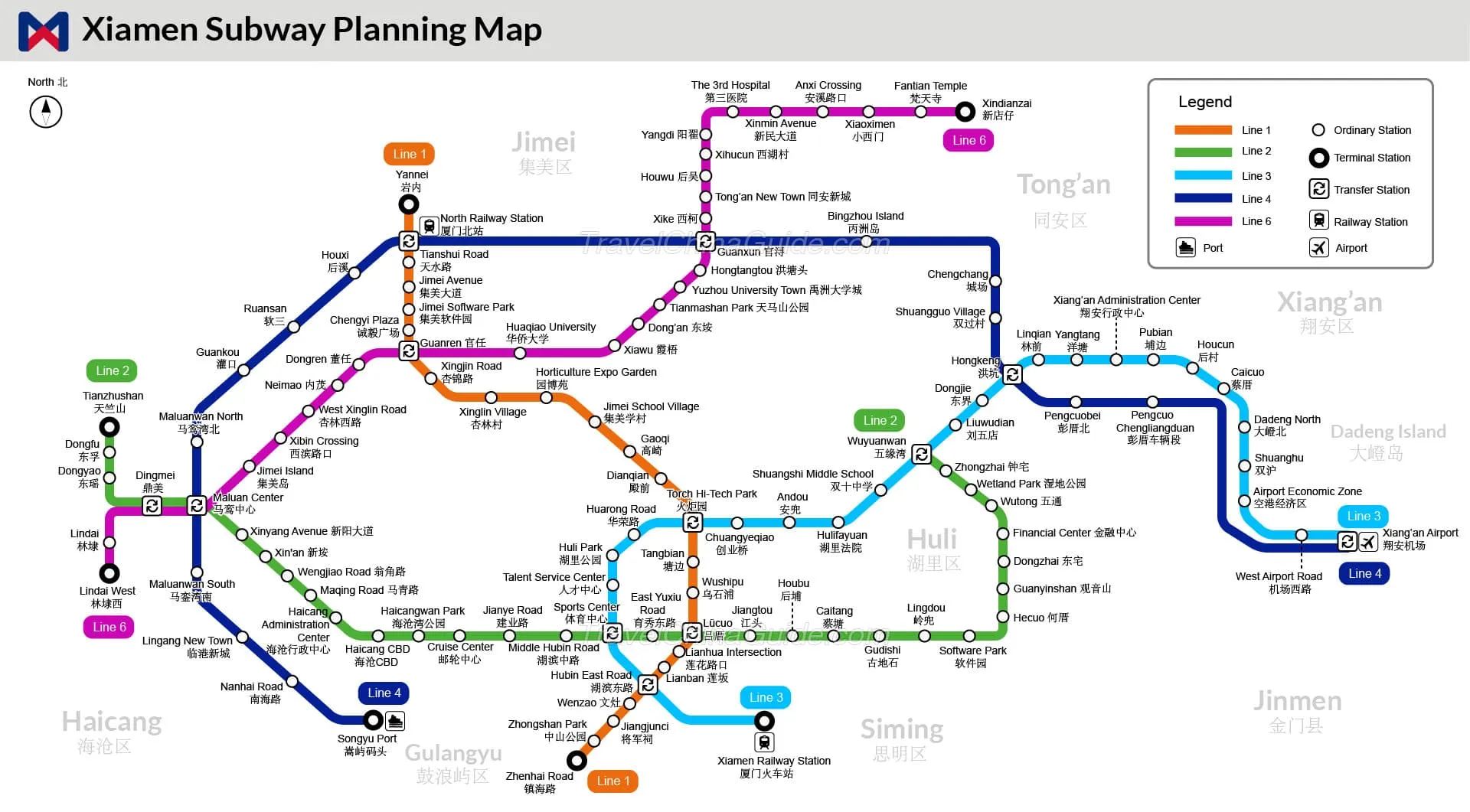 xiamen metro map 2025