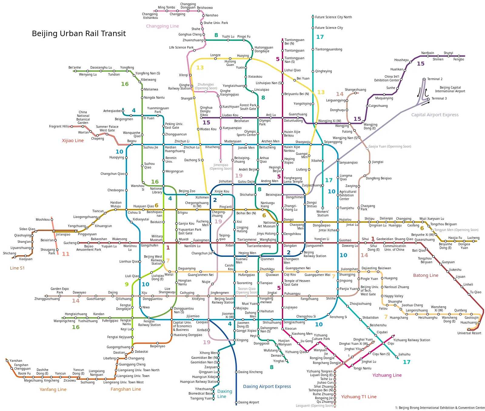 beijing metro map