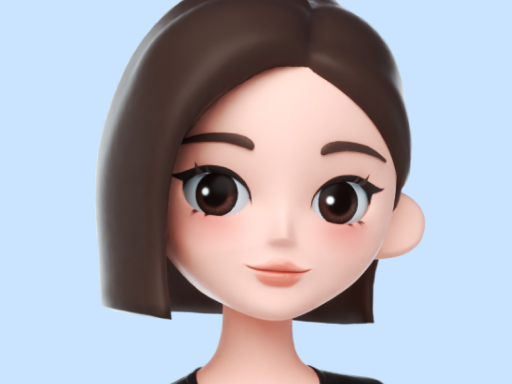 Иконка ИИ-переводчика Doubao (豆包) от ByteDance с 3D-аватаром