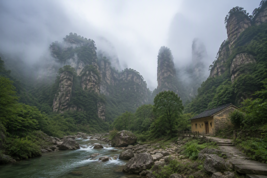 中国の秘境風景