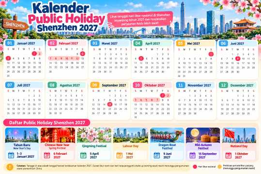 Daftar Public Holiday Shenzhen 2027
