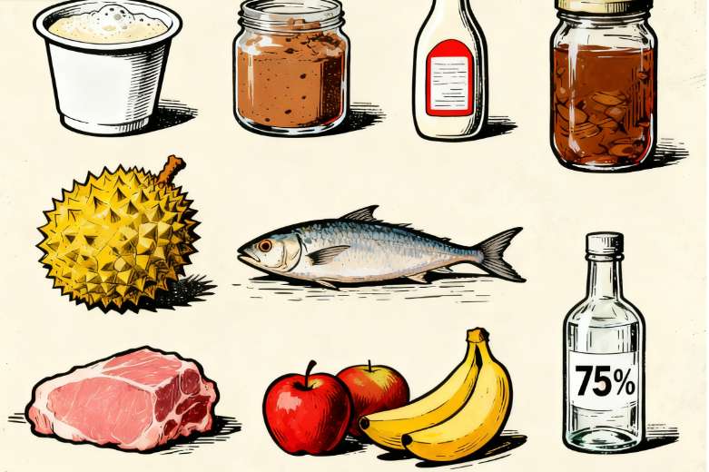 Food You Can’t Bring on a Plane