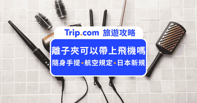 離子夾可以帶上飛機嗎？2026 避雷指南：這 1 款沒拆電池必被沒收！（含 Dyson/ReFa 規定） | Trip.com