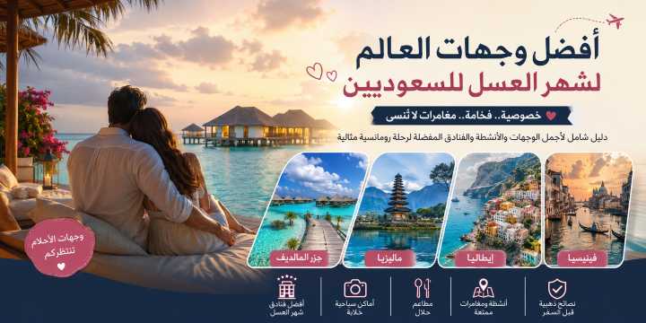 أفضل دولة لشهر العسل للسعوديين 2026: وجهات رومانسية وعروض سفر | Trip.com