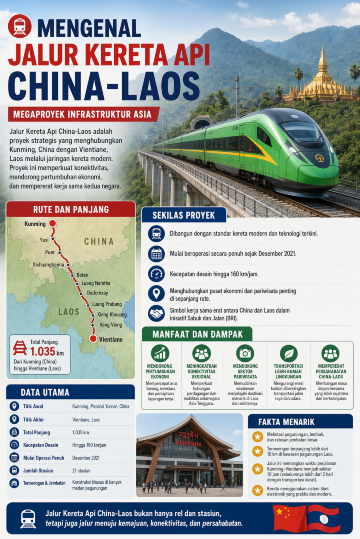 🚂 Mengenal Jalur Kereta Api China-Laos: Megaproyek Infrastruktur Asia