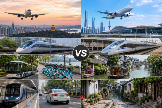 Hangzhou vs Suzhou transport