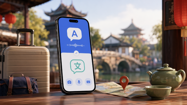 use Baidu Translate while travelling