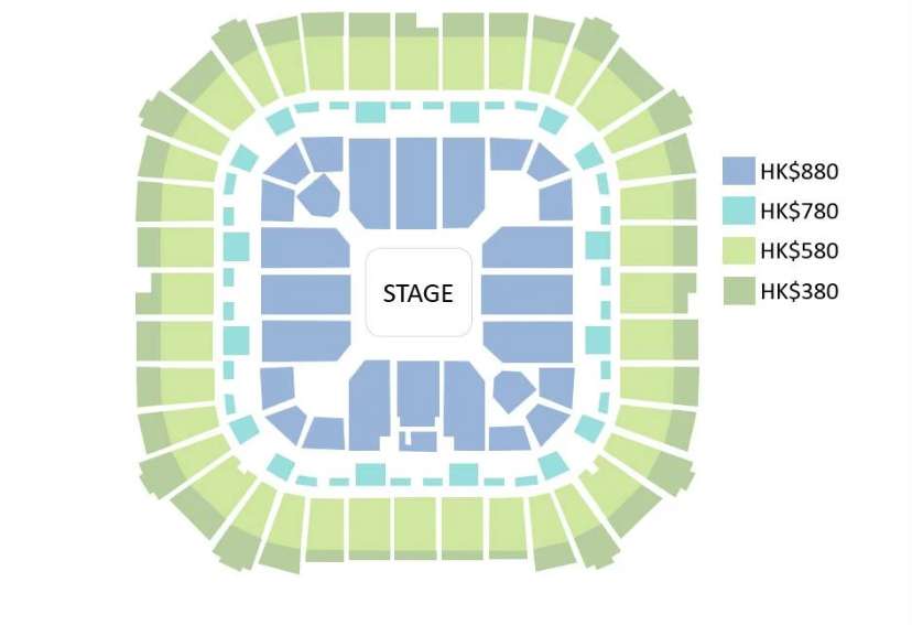林家謙2022演唱會座位表