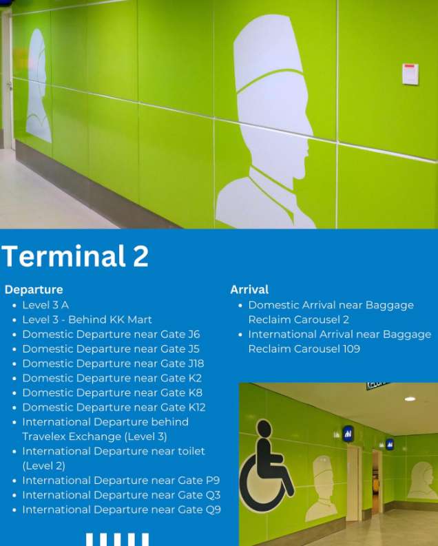 📍 Surau di KLIA 2 (Terminal 2)