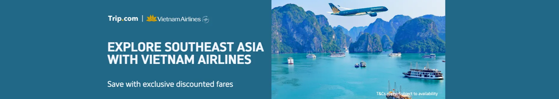 Trip.com Promo Code USA: Uncover Southeast Asia: Exclusive Discounts with Vietnam Airlines & Trip.com