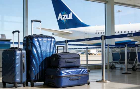 O que é a franquia de bagagem Azul?