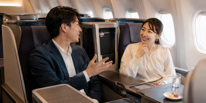 ビジネスクラスの日本人