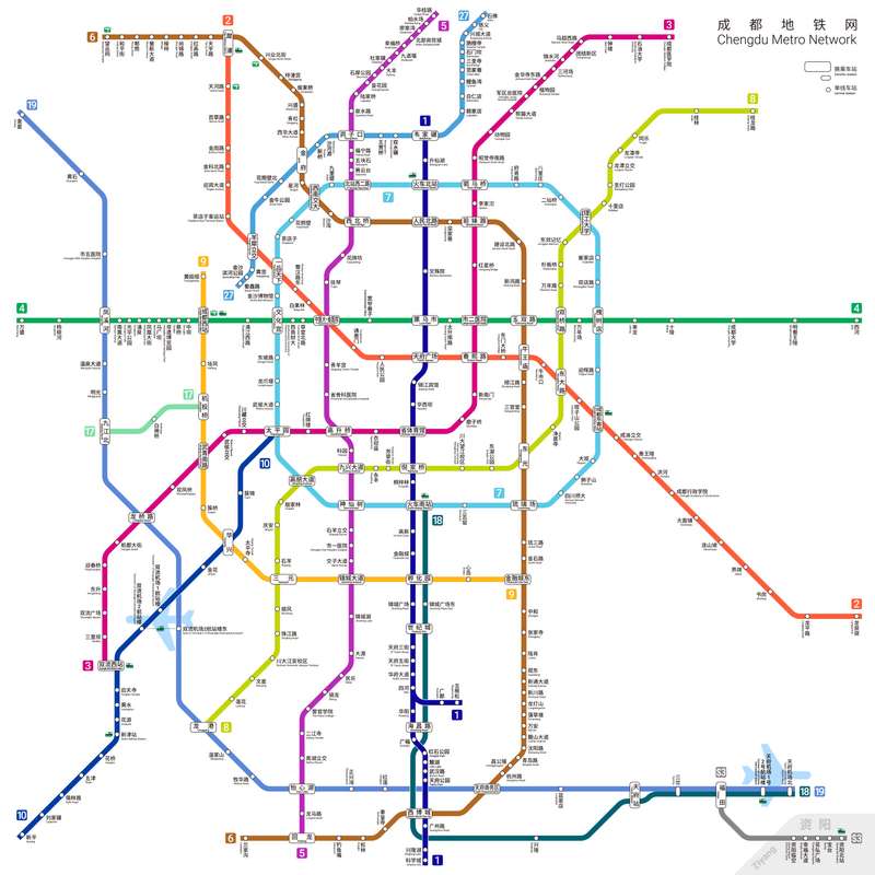 Chengdu Metro Map
