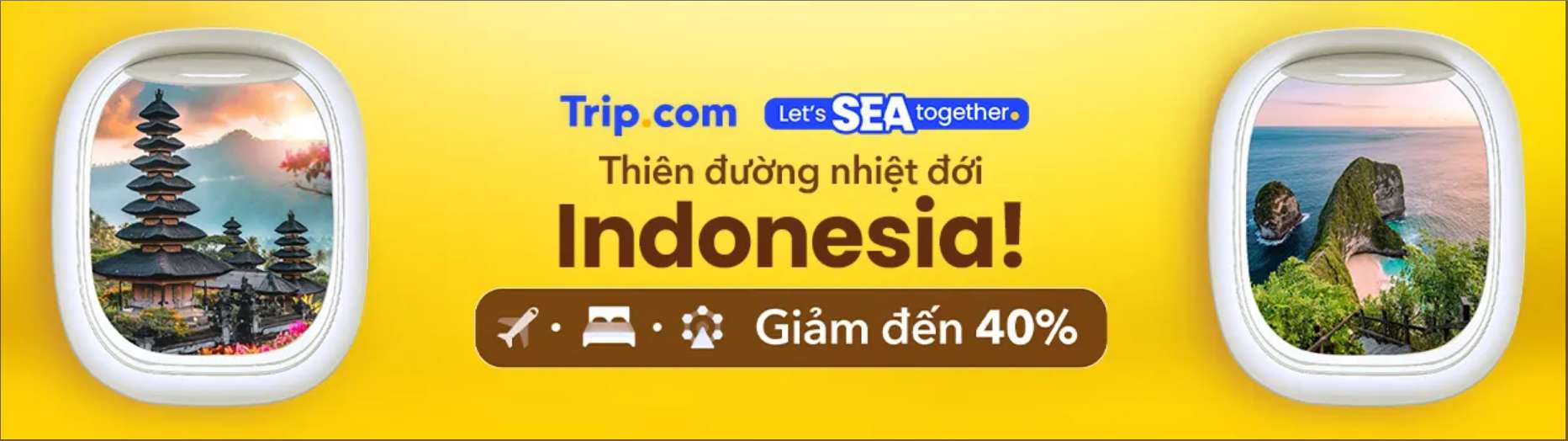 Trip.com Mã ưu đãi VN: Khám phá Indonesia