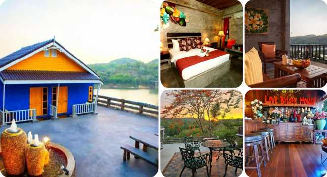 Love Bridge House Hotels บ้านสะพานรัก@ที่พักสังขละบุรี - ที่พักใกล้สะพานมอญ