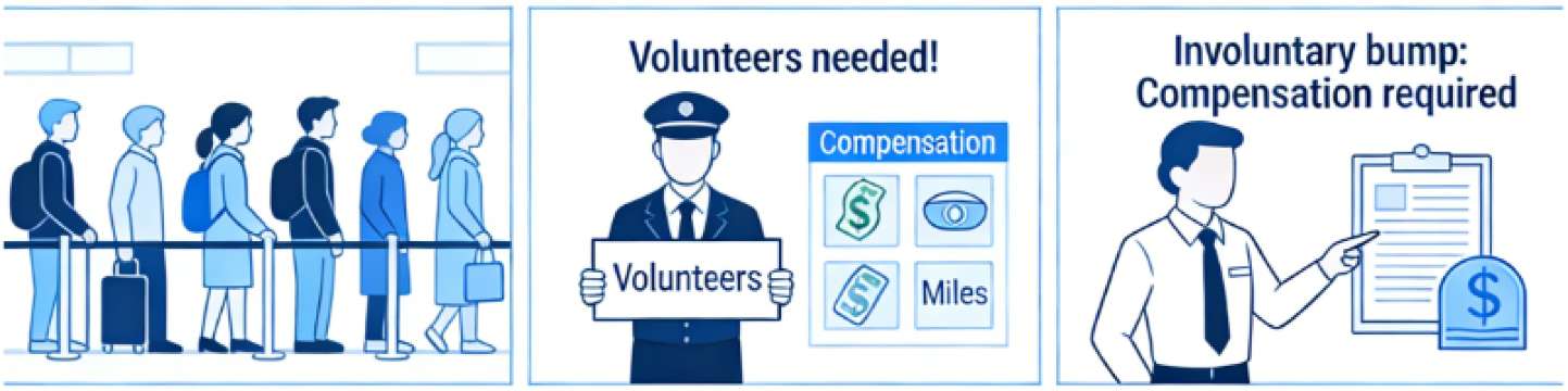 What Happens When a Flight Is Overbooked?