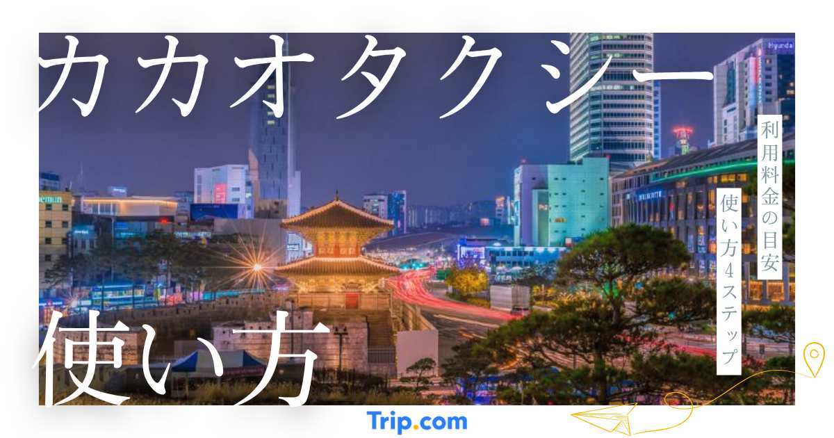 カカオタクシー（Kakao T）の初心者ガイド｜使い方・料金・Uberとの違いを解説