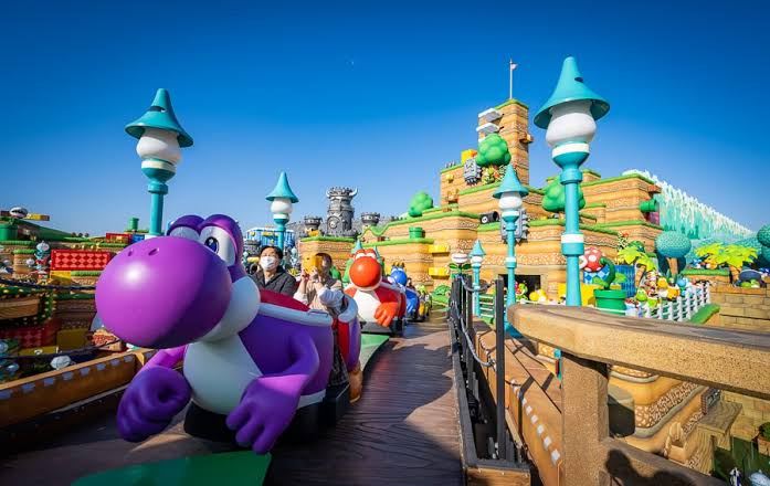 Yoshi's Adventure ride in Super Nintendo World Japan