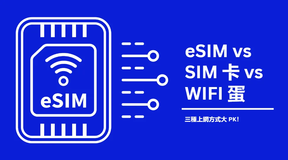 eSIM 電話卡 WiFi蛋比較
