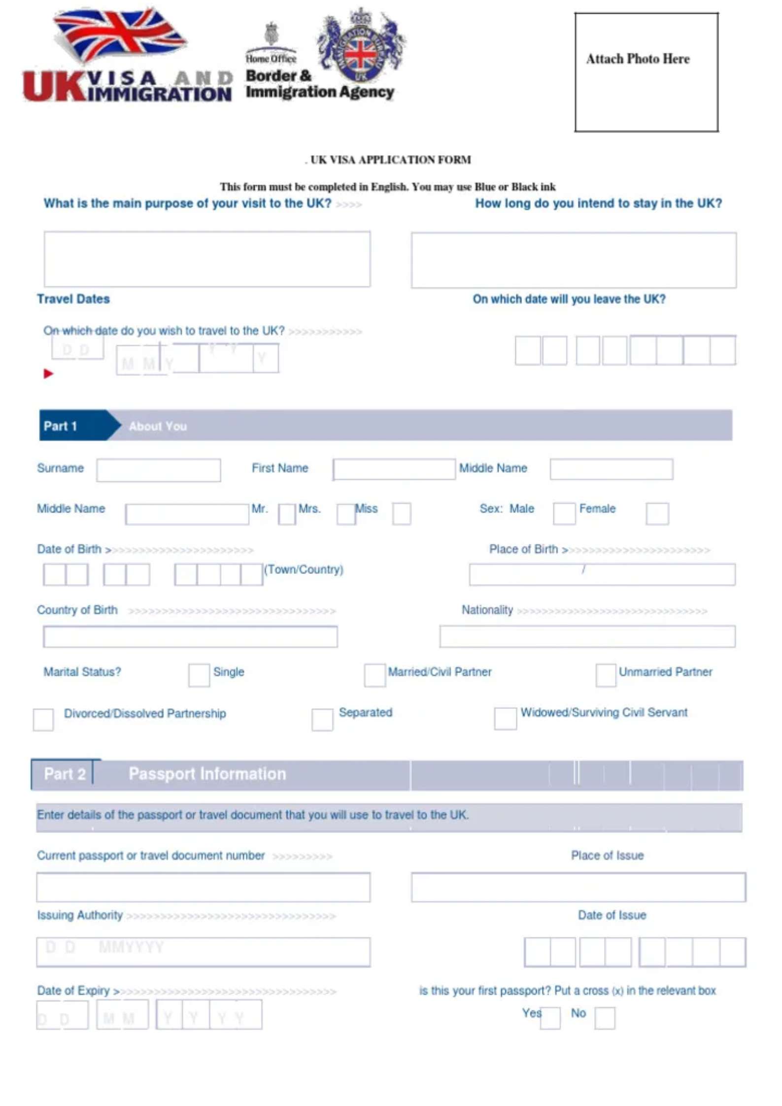 How to apply UK Visa Step 2