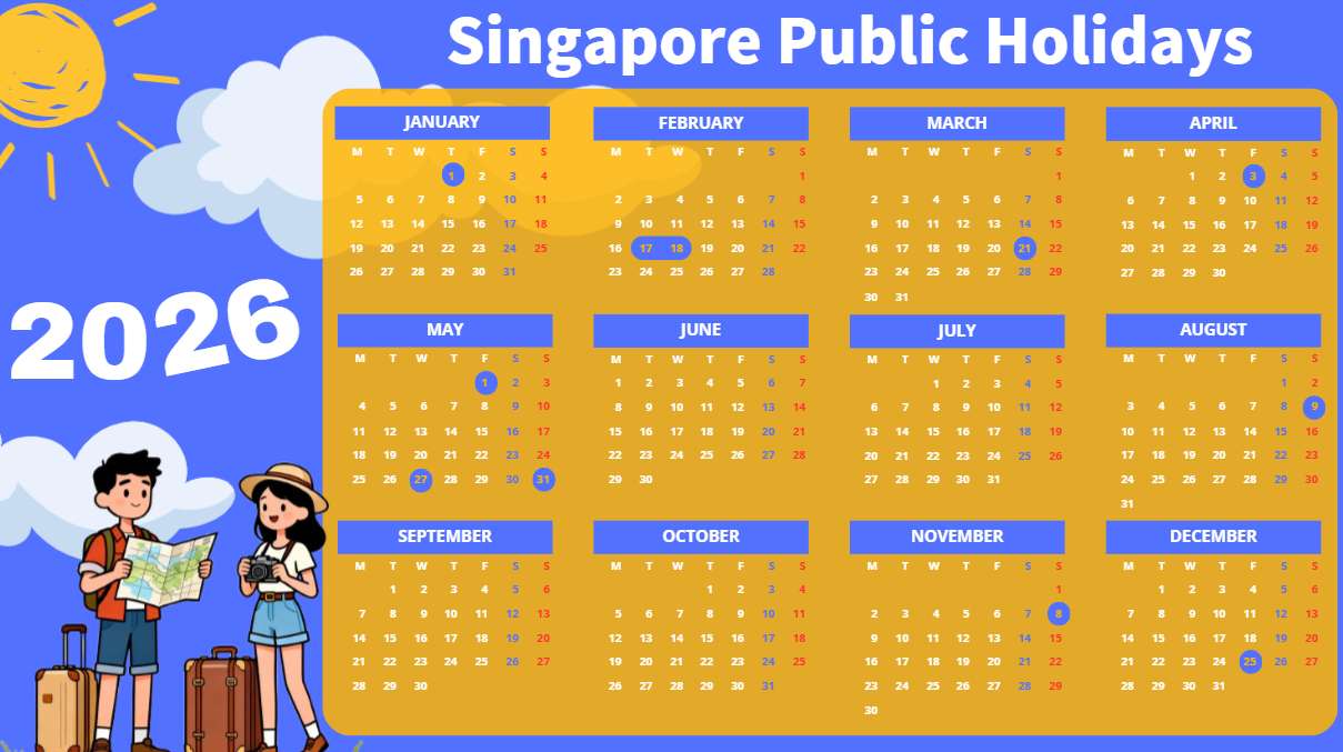 2026 Singapore Public Holidays Calendar