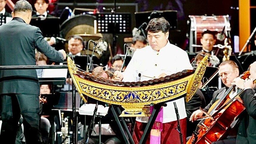 โชว์ตีระนาดเอกฉลองความสัมพันธ์ไทย-จีน 51 ปี