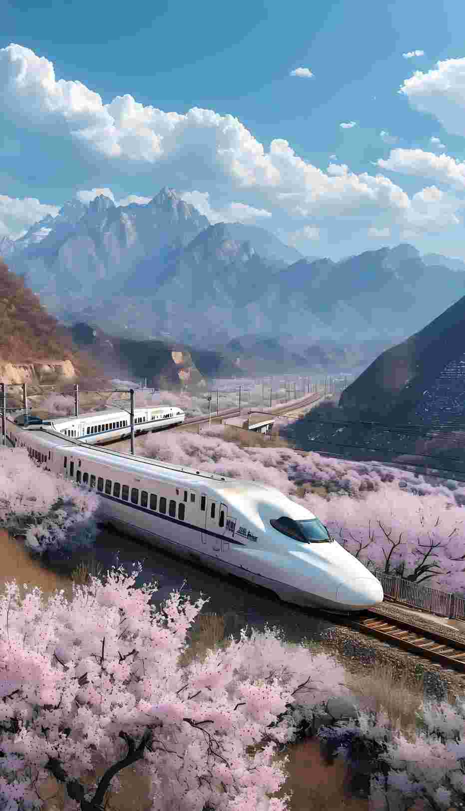 Carte des trains à grande vitesse de Chine