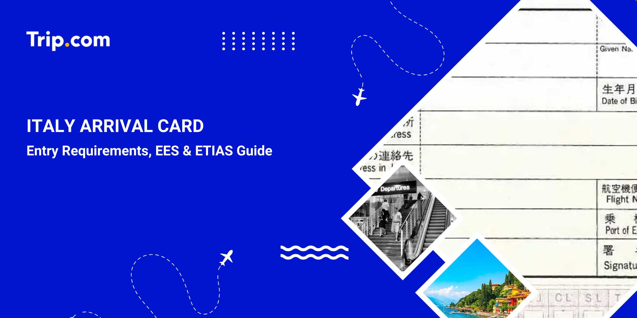Italy Arrival card