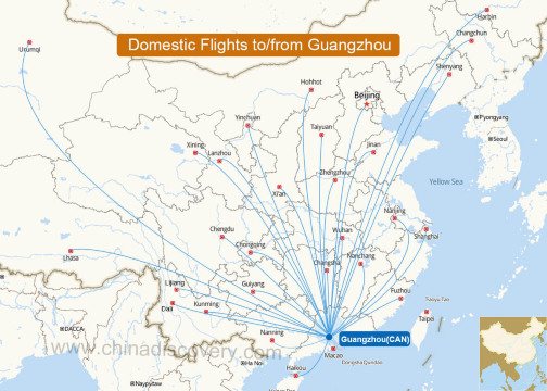 Guangzhou Airport | Domestic Flights to/from Guangzhou