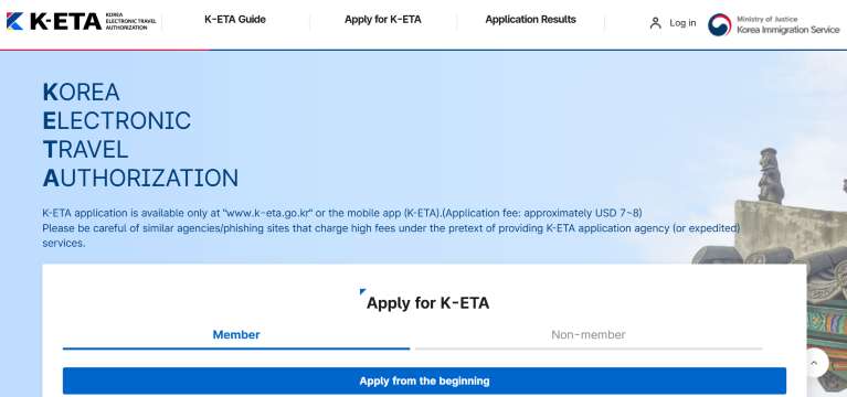 K-ETA: South Korea Electronic Travel Authorisation