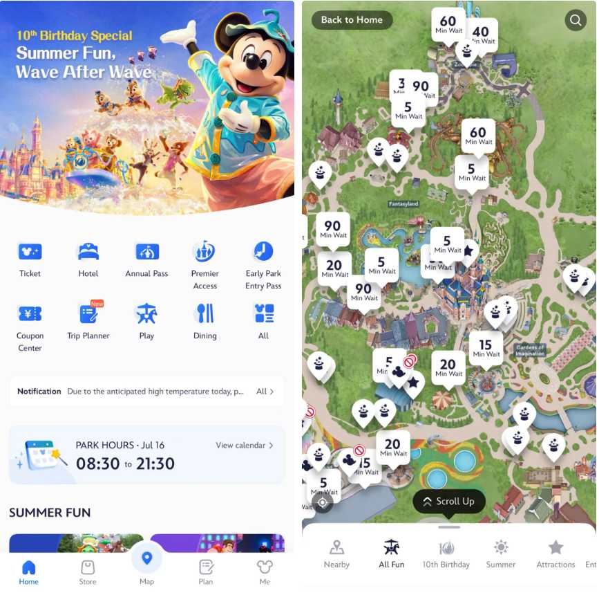 What You Can Do with Shanghai Disney App? Map, Wait Times & More