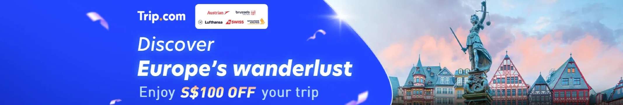 Trip.com Promo Code Singapore: Explore Europe