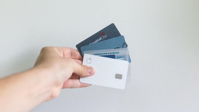 white and blue magnetic card Via Unsplash (by Avery Evans)