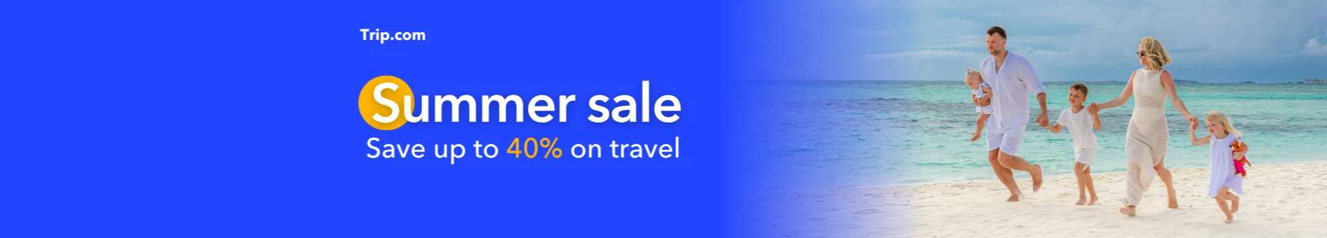 Trip.com Summer Sale: Up to 40% Off Travel