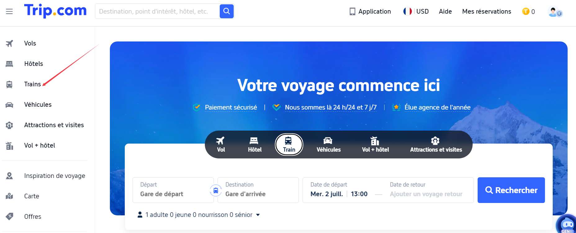 Comment réserver des billets de train au Royaume-Uni