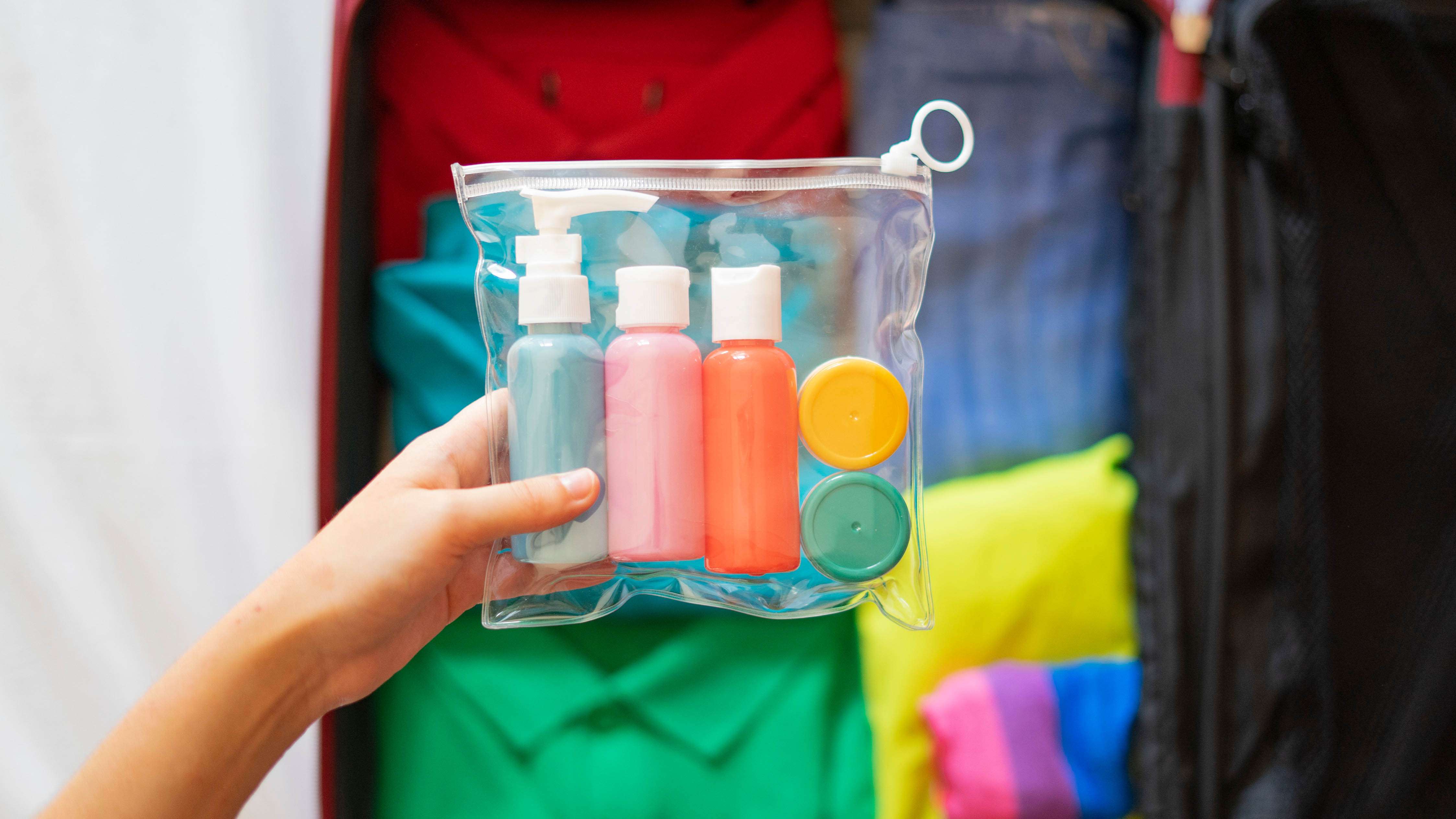 Flight Liquid Limit | Use smaller leak-proof bottles to save space