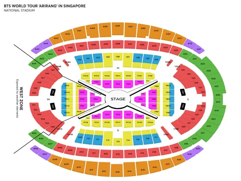 BTSシンガポール公演2026の会場|シンガポール国立競技場