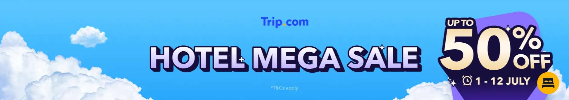 Hotel Mega Sale: Up to 50% Off Hotels