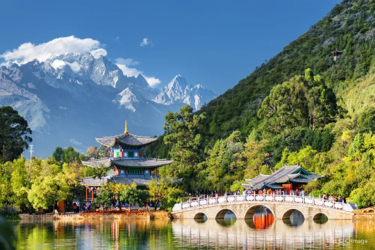 حديقة ليجيانغ بلاك دراغون بول