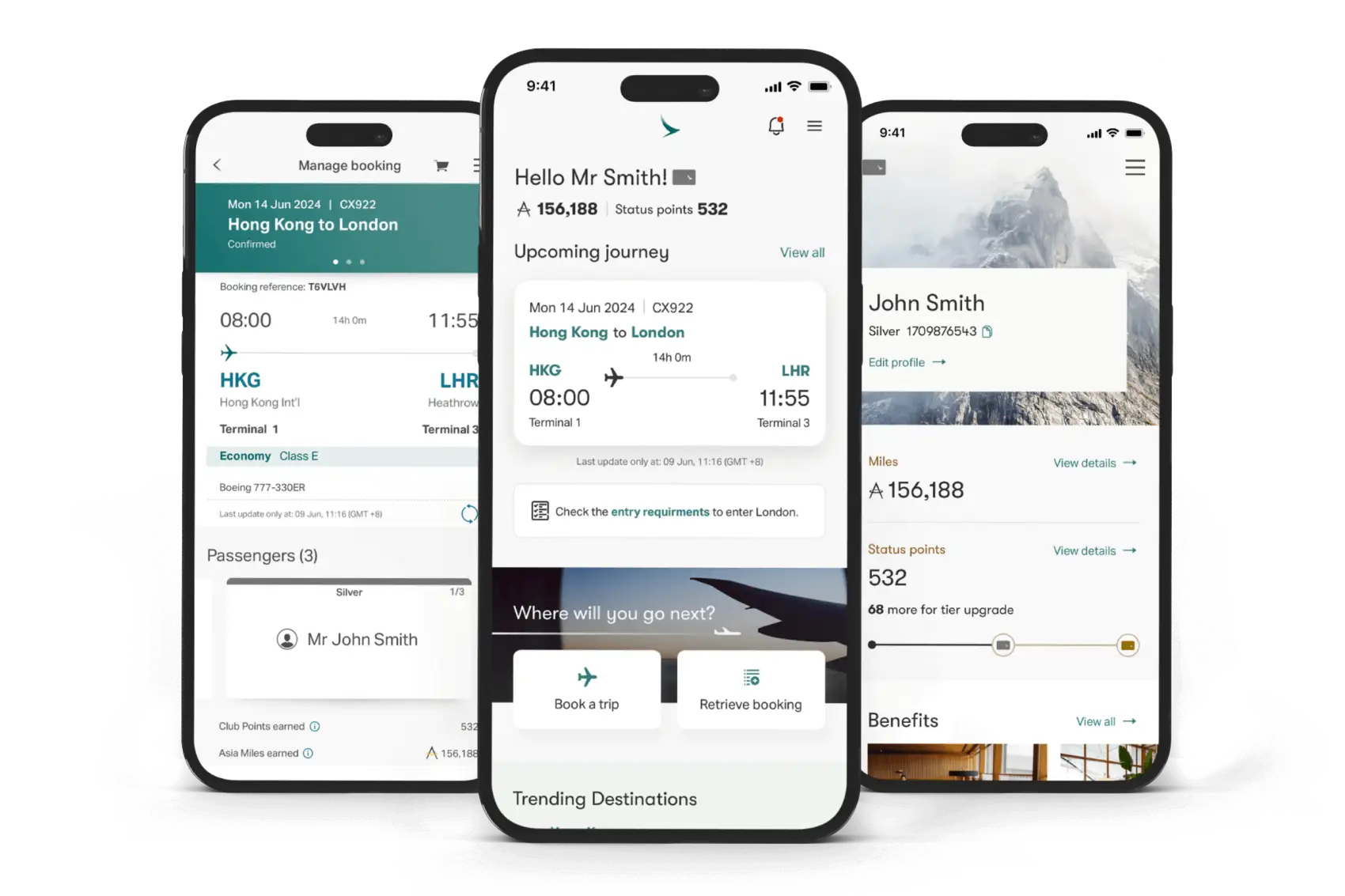 เช็กอินออนไลน์ Cathay Pacific