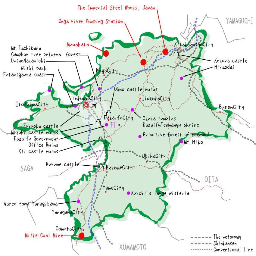 Fukuoka Map