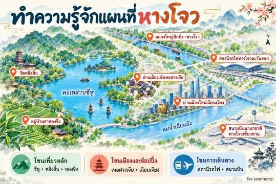 แผนที่หางโจว