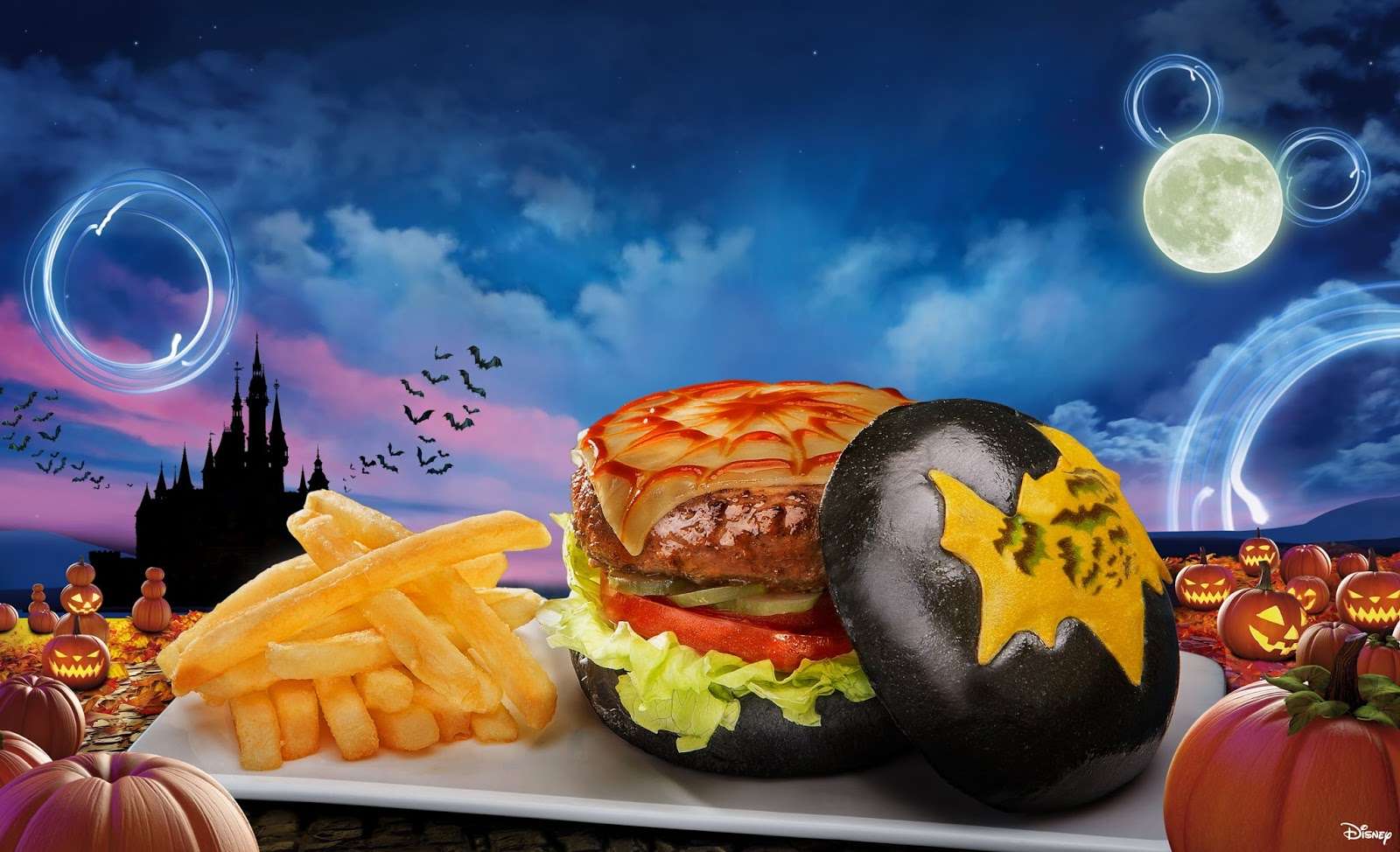 黑色系限定美食​