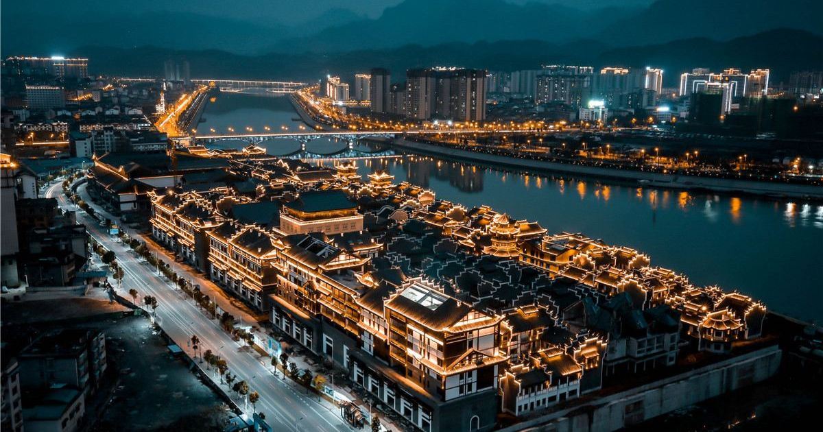 Centro de la ciudad de Zhangjiajie
