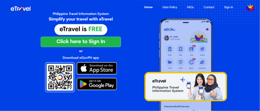 フィリピン入国カード「eTravel」の登録手順