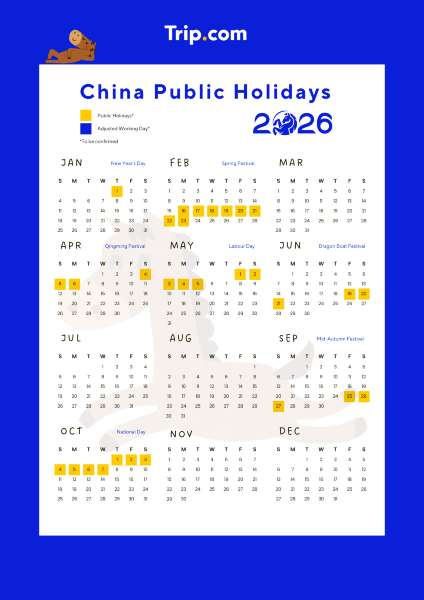 China Public Holidays 2026 Dates Travel Guide Trip