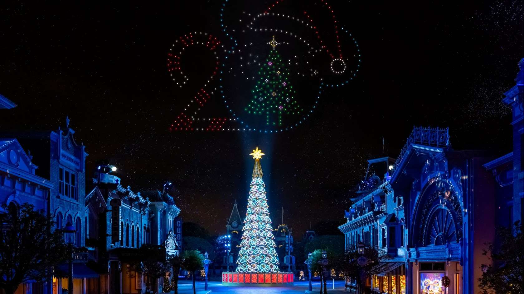 香港ディズニーランドのクリスマス